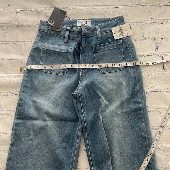 Paige Nellie High Waist Patch Pocket Jean - Picture 3 of 10